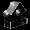 Transparent bird feeder