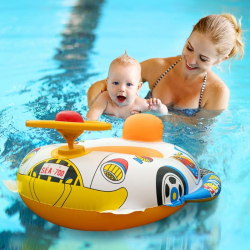 NataciónCoche de piscina inflable - asiento para bebés