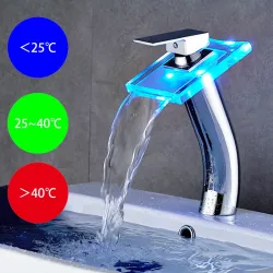 Robinet de lavabo LED