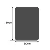 Non slip bathroom mat with memory foam