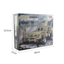 MoFun MZ6003 2.4G 1/12 RC carro caminhão auto-construção bloco 768 pcs