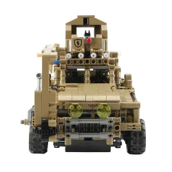 CarrosMoFun MZ6003 2.4G 1/12 camión de autoconstrucción militar RC bloque 768 piezas