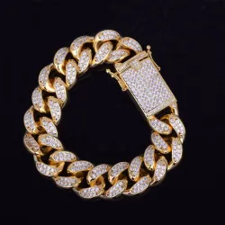 Luxury bracelet with zircons