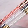 Stylo à bille avec des cristaux de diamant