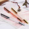 Stylo à bille avec des cristaux de diamant