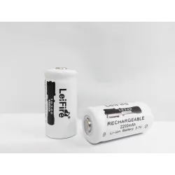CR123A 16340 - 2200mAh 3.7V - ladattava akku 10 kappaletta