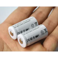 CR123A 16340 - 2200mAh 3.7V - ladattava akku 10 kappaletta