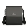 Läder crossbody & axel väska set