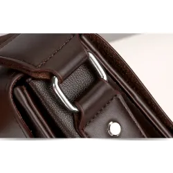 Set borsa a tracolla in pelle