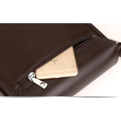 Set borsa a tracolla in pelle