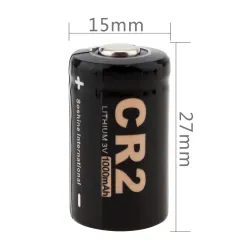 CR 2 - Batterie 1000mAh 2 pièces
