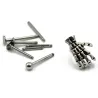 Body piercing with skull handEarrings