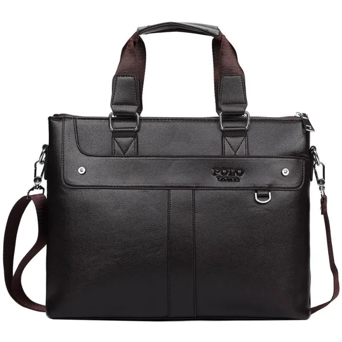 Polo - classic leather wide bag