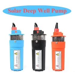 DC 12V/24V 6L/min - 70m de profundidade - para painéis de energia solar - mini bomba submersível elétrica