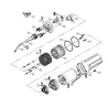 BombasDC 12V/24V 6L/min - 70m de profundidad - para paneles de energía solar - mini bomba sumergible eléctrica