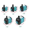 3W - 6W - 10W - 15W - 25W - ultratyst nedsänkbar vattenpump för akvarium