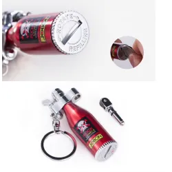 EncendedorRetro mini encendedor de metal con llavero - refillable