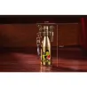 Retro mini metal lighter med keychain - refillable