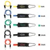 Yoga & fitness resistance bands - 17 pieces set with bag