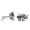 GemelosCufflinks de moda con mamut de plata