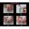 Metal flint match lighter - camping - emergency fire starter - 1500 times