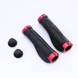 Gomma antiscivolo - impugnature manubrio - per moto MTB - estremità lock-on - 2 pezzi