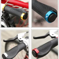 Gomma antiscivolo - impugnature manubrio - per moto MTB - estremità lock-on - 2 pezzi