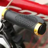 BicicletaCaucho antideslizante - empuñaduras de manillar - para bicicleta MTB - extremos de cierre - 2 piezas