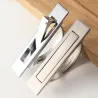 Versteckter Möbelgriff mit Schrauben - Edelstahl