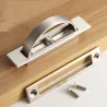 Versteckter Möbelgriff mit Schrauben - Edelstahl