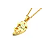 CollaresMejores amigos para siempre - collar de acero inoxidable - parejas - 2 piezas
