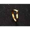 Elegante V Form Goldring