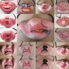 Lustig - furchteinflößend - Latex Halbmaske - Halloween