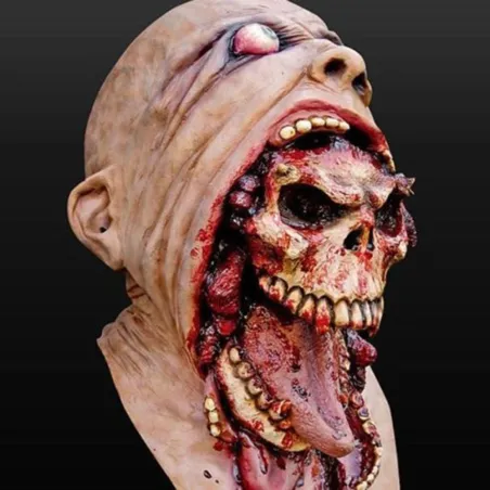 Bloody zombie - full ansikte Halloween mask