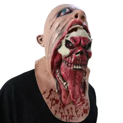 MáscaraZombi sangriento - cara completa máscara de Halloween