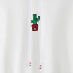 Hoodies & JerséisRebobinado con impresión de cactus