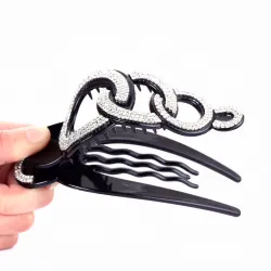 Elegante spilla per capelli con cristalli