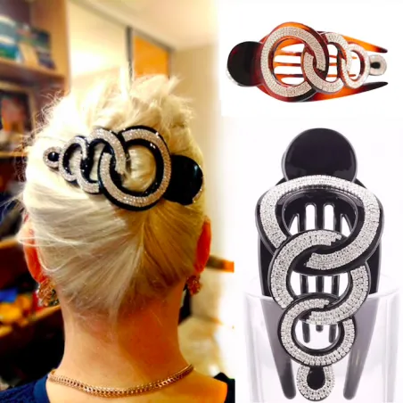 Elegantti hiukset pin kiteillä