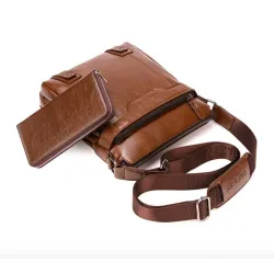 BolsosBolso bandolera de cuero de moda con billetera*