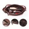 Crossbody couro na moda e bolsa de ombro com carteira*