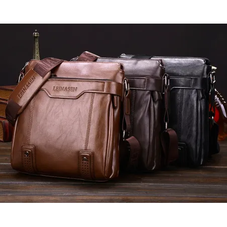 Borsa a tracolla in pelle alla moda con portafoglio*