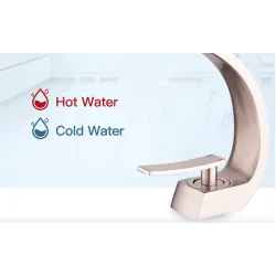 Rubinetto in ottone - acqua calda e fredda