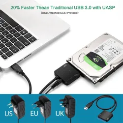 Adattatore convertitore USB 3.0 a SATA