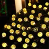 Solar LED kristallkulor - vattentäta julljus
