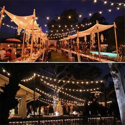 Solar LED crystal balls - waterproof christmas lights