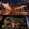 Solar LED crystal balls - waterproof christmas lights