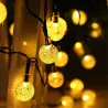 Solar LED kristallkulor - vattentäta julljus