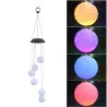 Tiras de LEDLámpara de viento solar LED chimes luz - bolas colgantes - lámpara