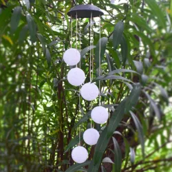LED solar powered wind chimes light - hanging balls - lampLED strips