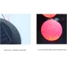 Tiras de LEDLámpara de viento solar LED chimes luz - bolas colgantes - lámpara